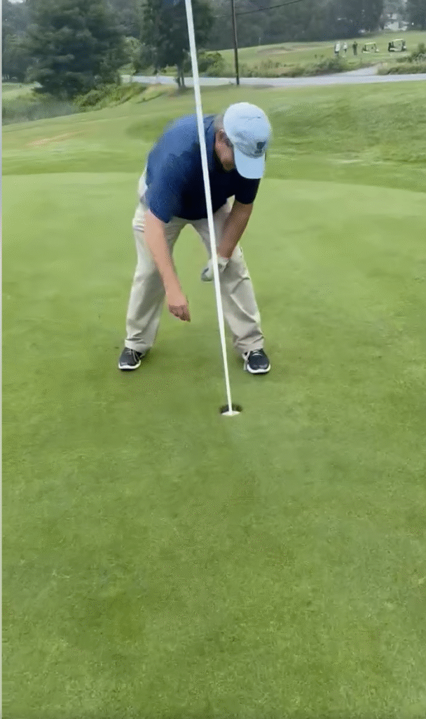 Doug Oliver Hole-in-One Pine Ridge Country Club with a Pink Lady!